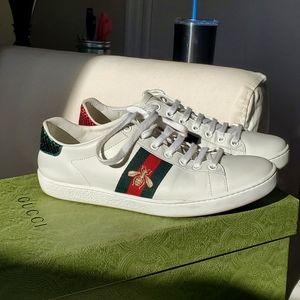 Gucci Ace Sneakers with bee women's 38